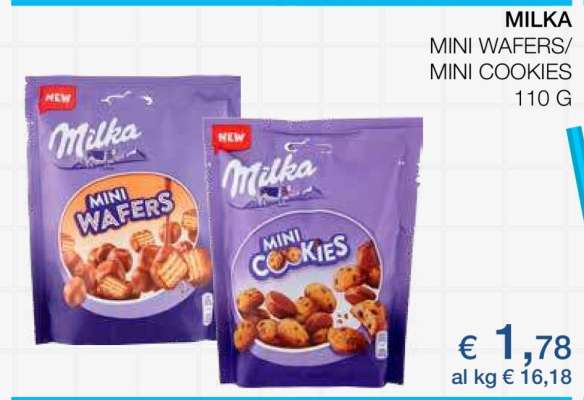 MILKA MINI WAFERS/MINI COOKIES