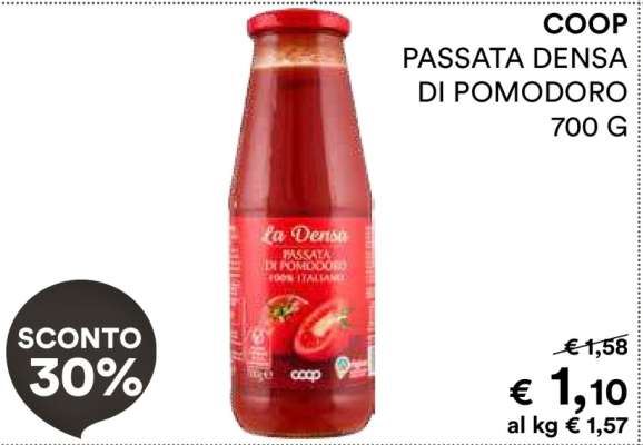 COOP PASSATA DENSA DI POMODORO