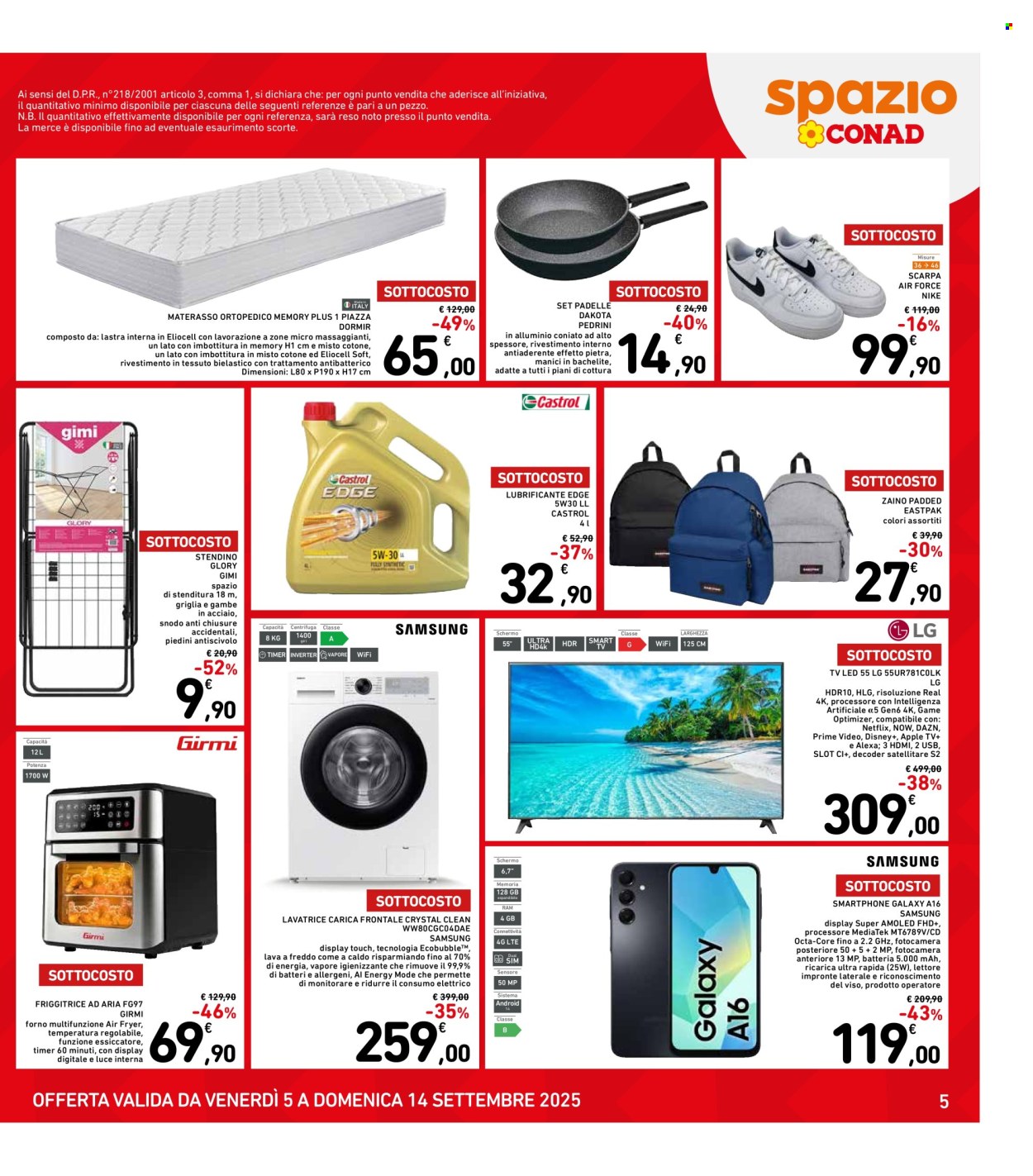 Volantino Spazio Conad - 5/9/2025 - 14/9/2025. Pagina 5