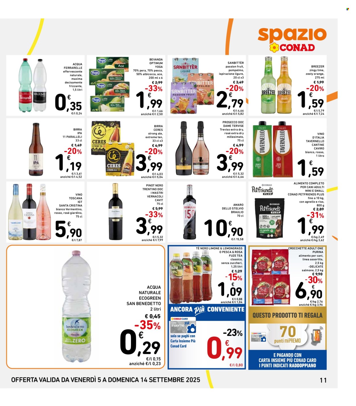 Volantino Spazio Conad - 5/9/2025 - 14/9/2025. Pagina 11