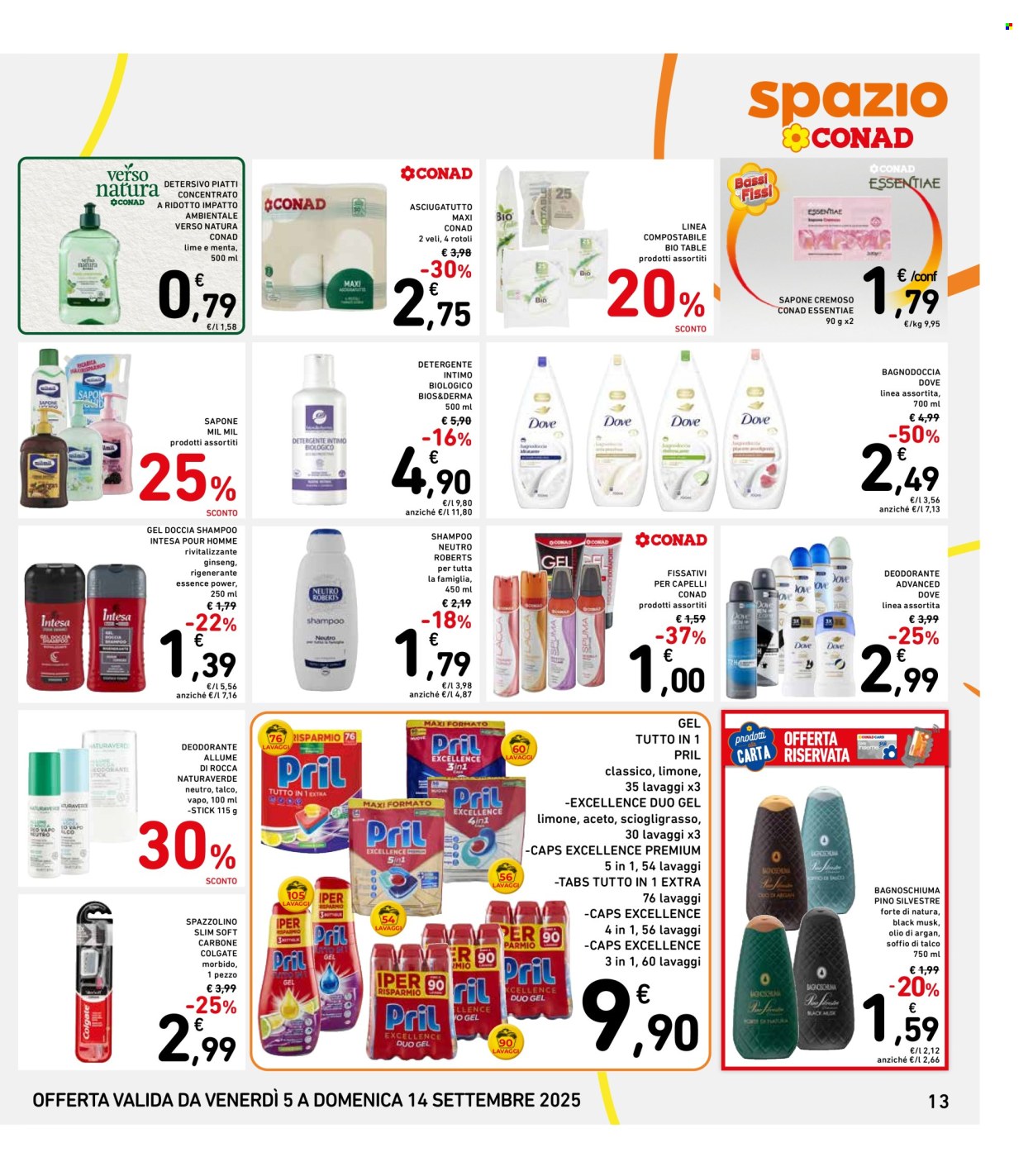 Volantino Spazio Conad - 5/9/2025 - 14/9/2025. Pagina 13