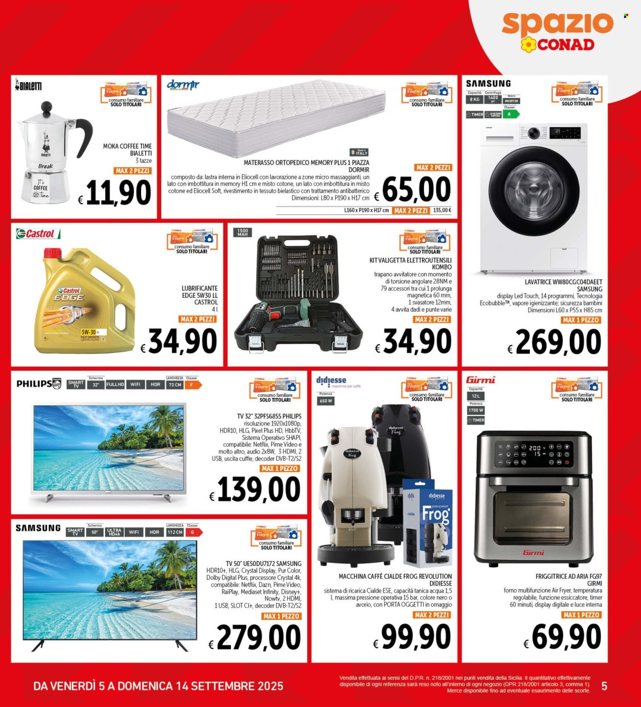 Volantino Spazio Conad - 5/9/2025 - 14/9/2025. Pagina 5
