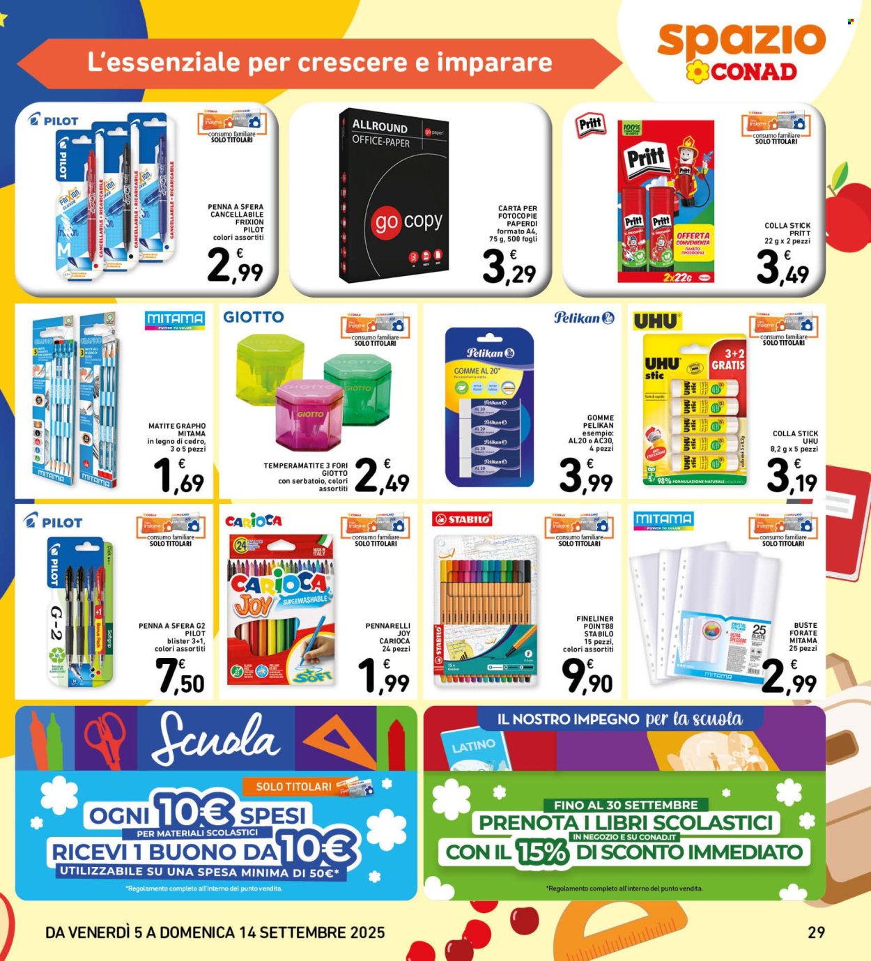 Volantino Spazio Conad - 5/9/2025 - 14/9/2025. Pagina 29