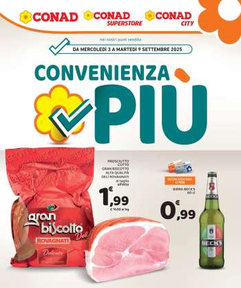 Volantino Conad - 3/9/2025 - 9/9/2025.