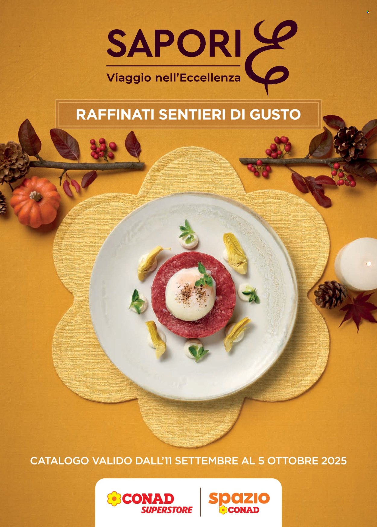 Volantino Conad - 11/9/2025 - 5/10/2025. Pagina 1