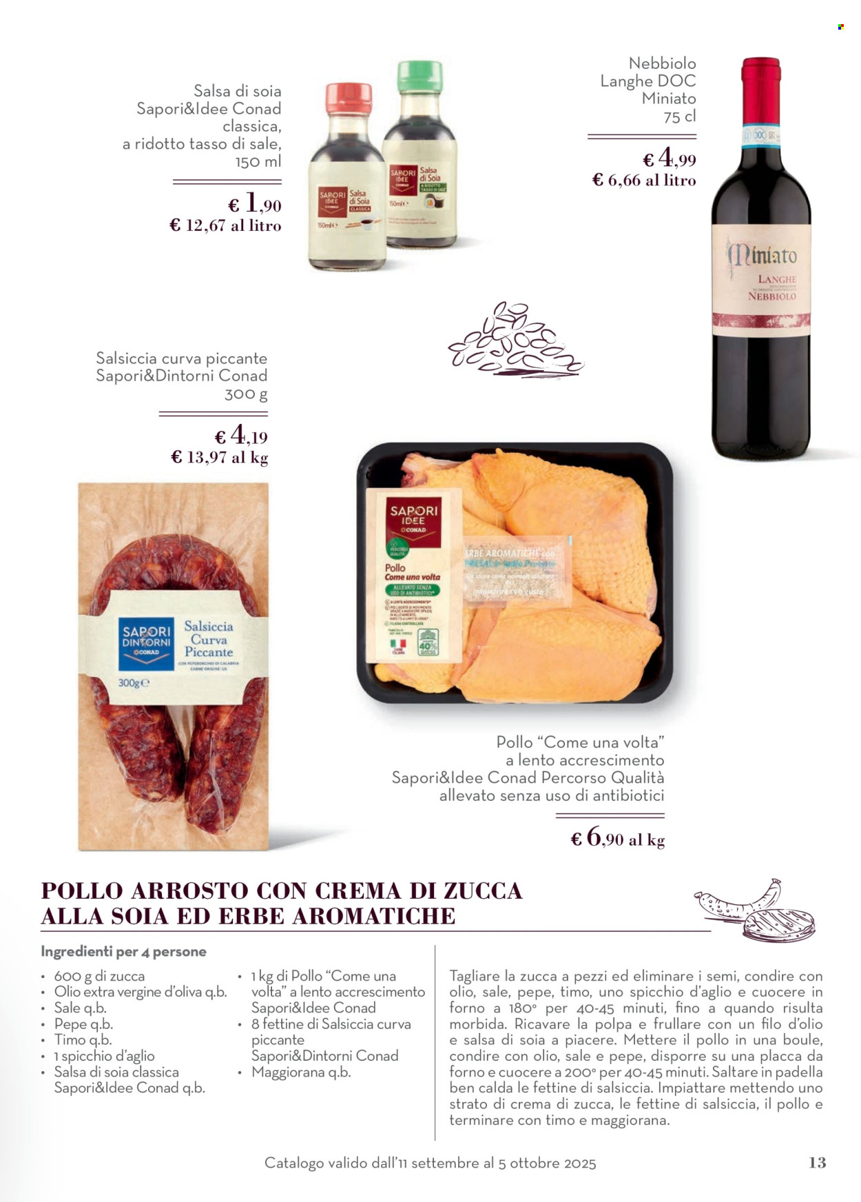 Volantino Conad - 11/9/2025 - 5/10/2025. Pagina 13