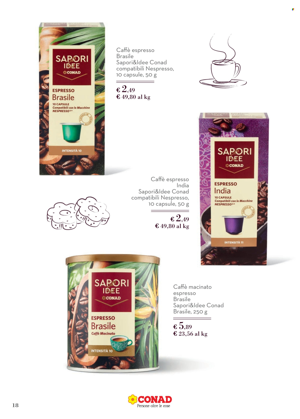 Volantino Conad - 11/9/2025 - 5/10/2025. Pagina 18