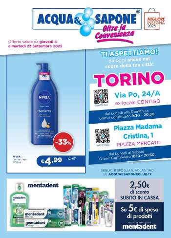Volantino Acqua & Sapone - 4/9/2025 - 23/9/2025.