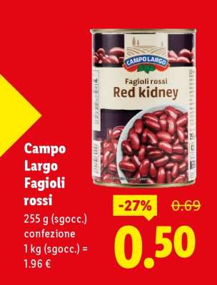 Campo Largo Fagioli rossi