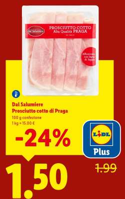 Dal Salumiere Prosciutto cotto di Praga