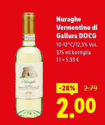 Nuraghe Vermentino di Gallura DOCG