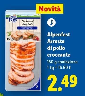 Alpenfest Arrosto di pollo croccante