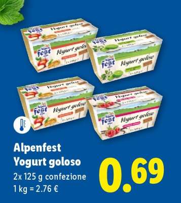 Alpenfest Yogurt goloso