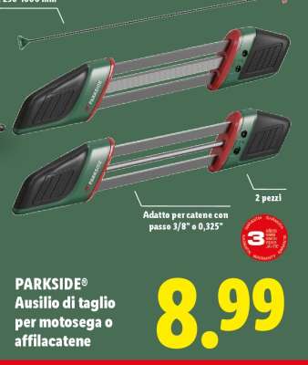 PARKSIDE® Ausilio di taglio per motosega o affilacatene
