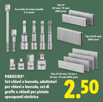 PARKSIDE Set chiavi a bussola