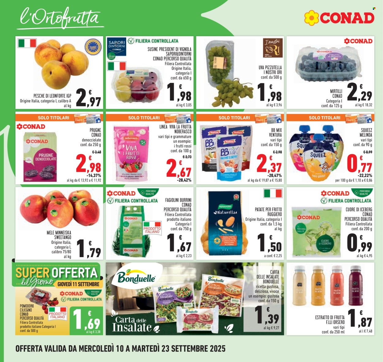 Volantino Conad - 10/9/2025 - 23/9/2025. Pagina 4