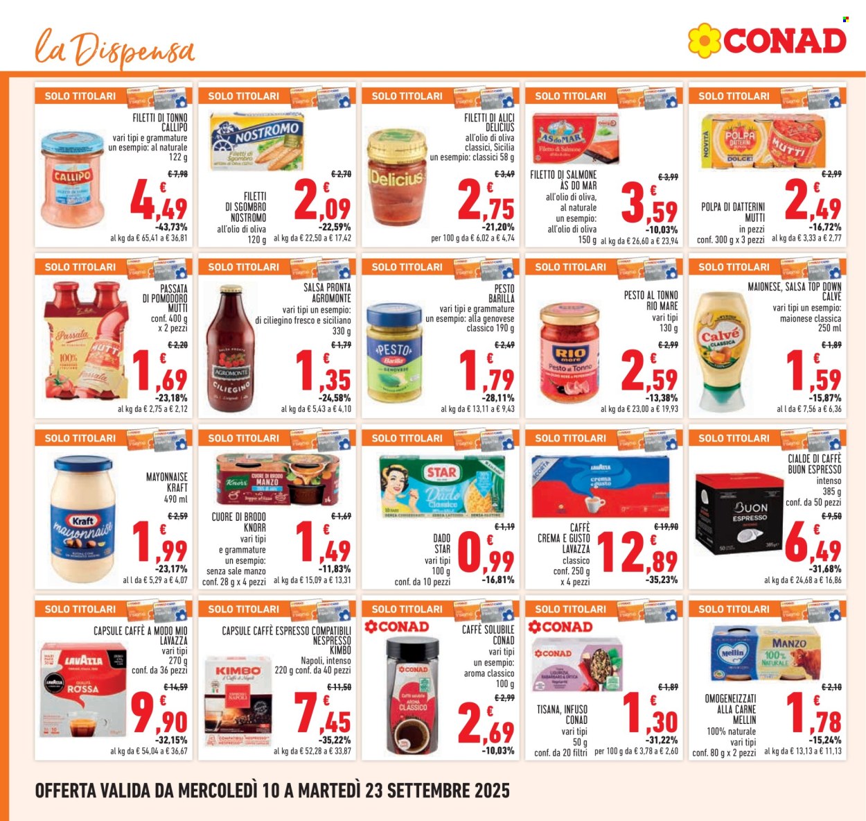 Volantino Conad - 10/9/2025 - 23/9/2025. Pagina 16