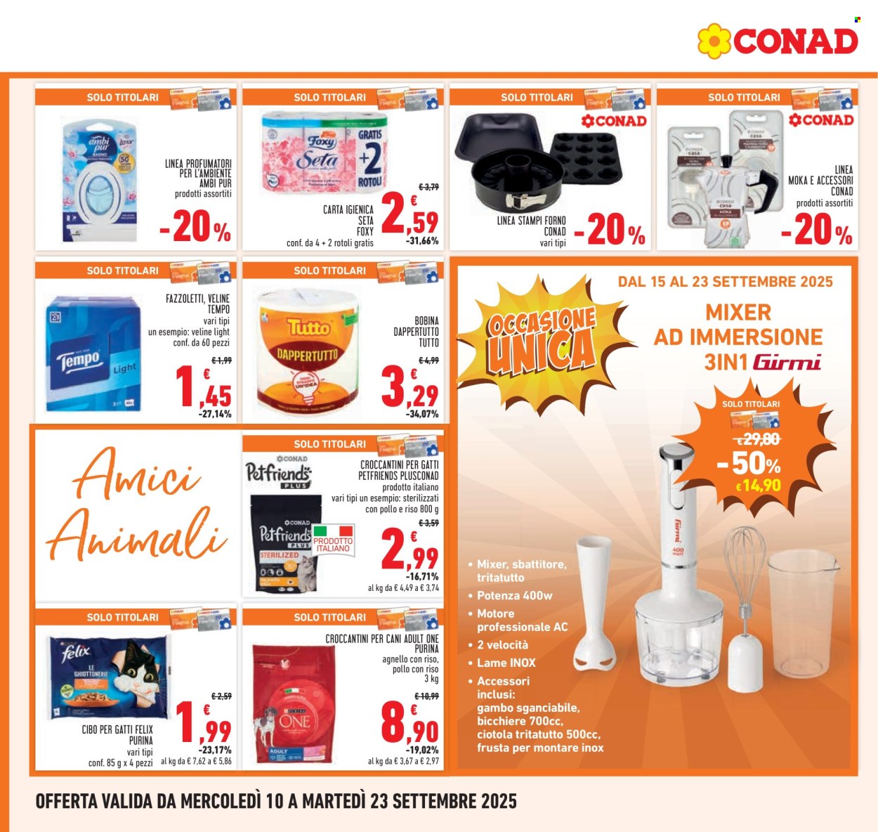 Volantino Conad - 10/9/2025 - 23/9/2025. Pagina 24