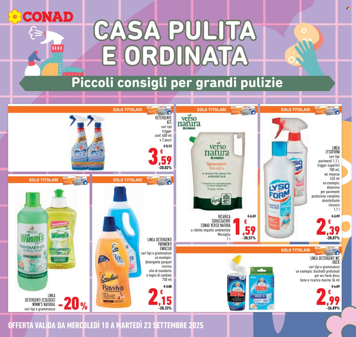 Volantino Conad - 10/9/2025 - 23/9/2025. Pagina 25