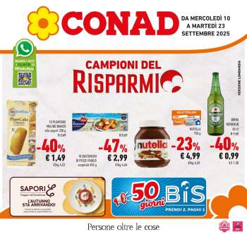 Volantino Conad - 10/9/2025 - 23/9/2025.