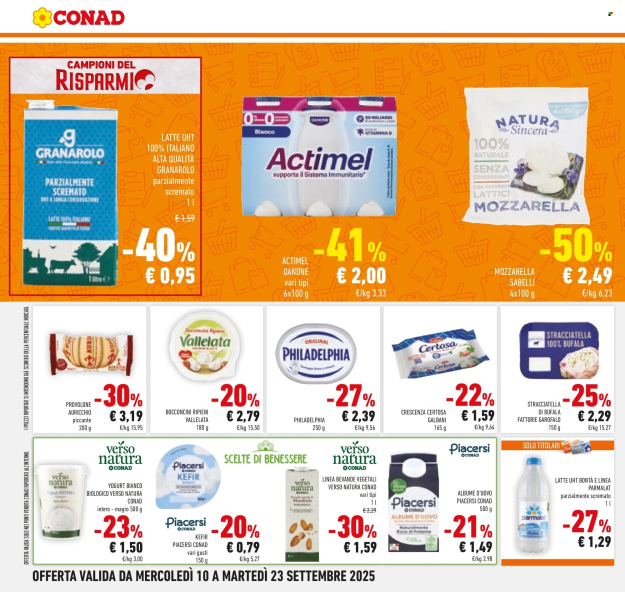 Volantino Conad - 10/9/2025 - 23/9/2025. Pagina 22