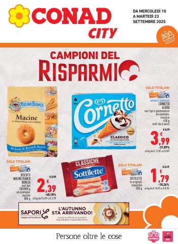Volantino Conad - 10/9/2025 - 23/9/2025.