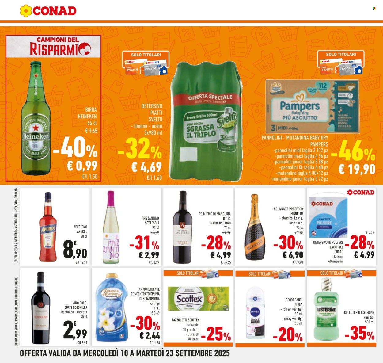 Volantino Conad - 10/9/2025 - 23/9/2025. Pagina 26