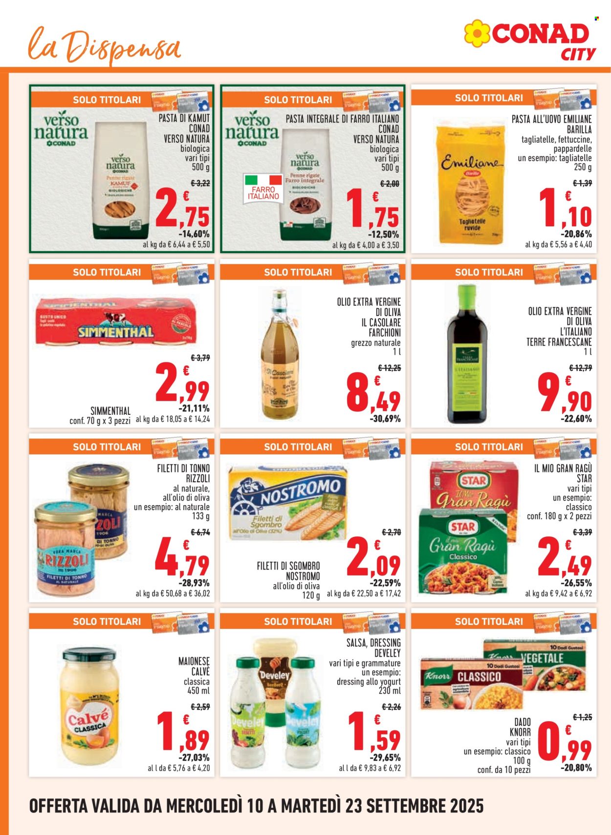 Volantino Conad - 10/9/2025 - 23/9/2025. Pagina 16