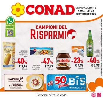 Volantino Conad - 10/9/2025 - 23/9/2025.