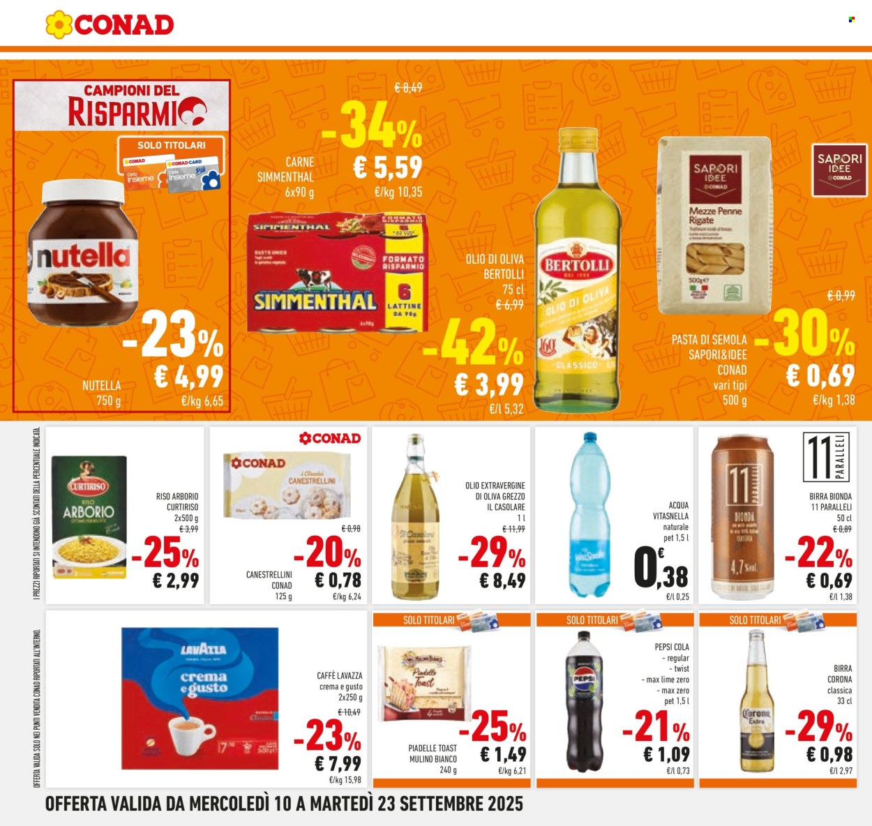 Volantino Conad - 10/9/2025 - 23/9/2025. Pagina 24