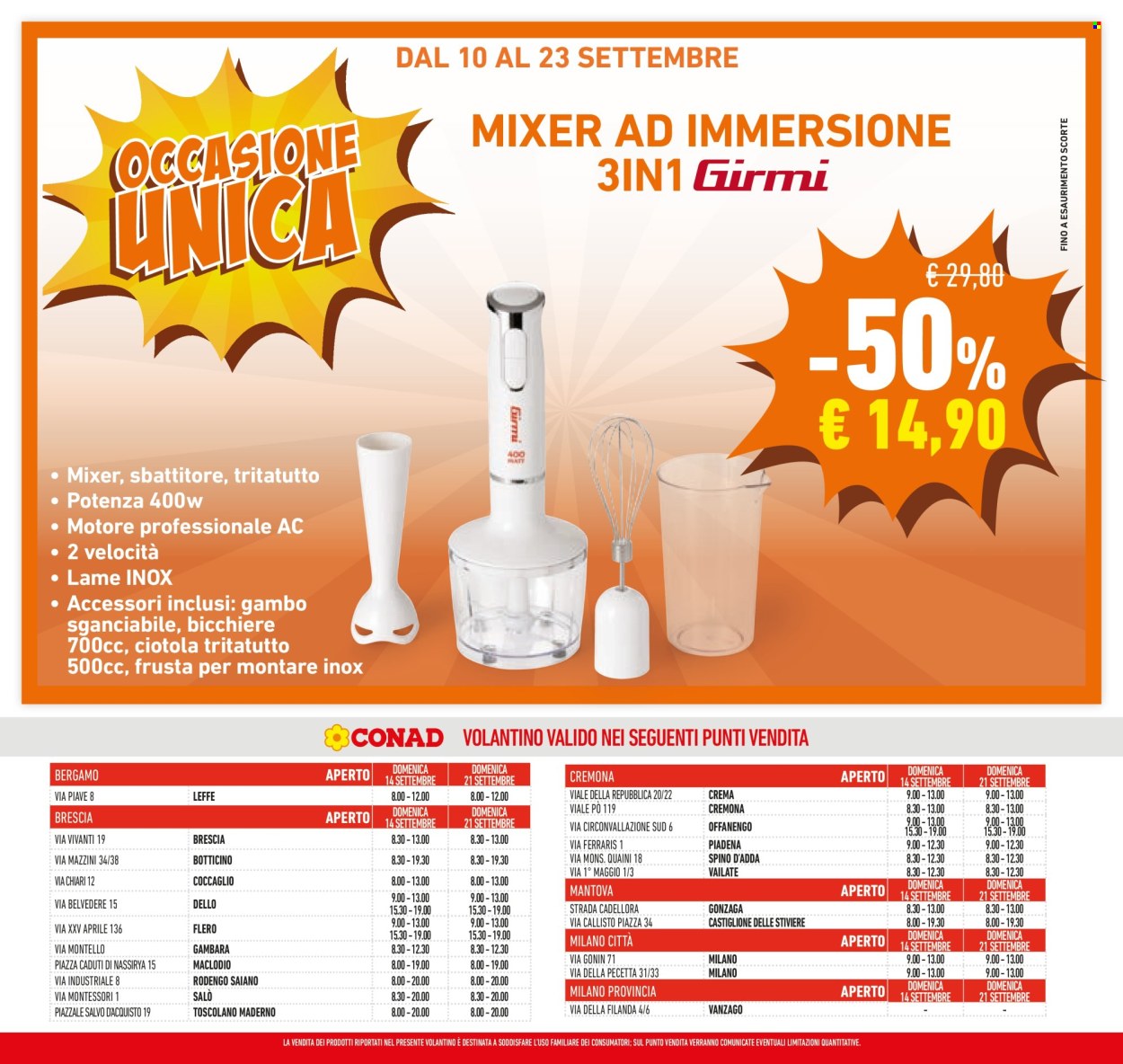 Volantino Conad - 10/9/2025 - 23/9/2025. Pagina 41