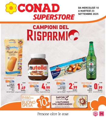 Volantino Conad - 10/9/2025 - 23/9/2025.