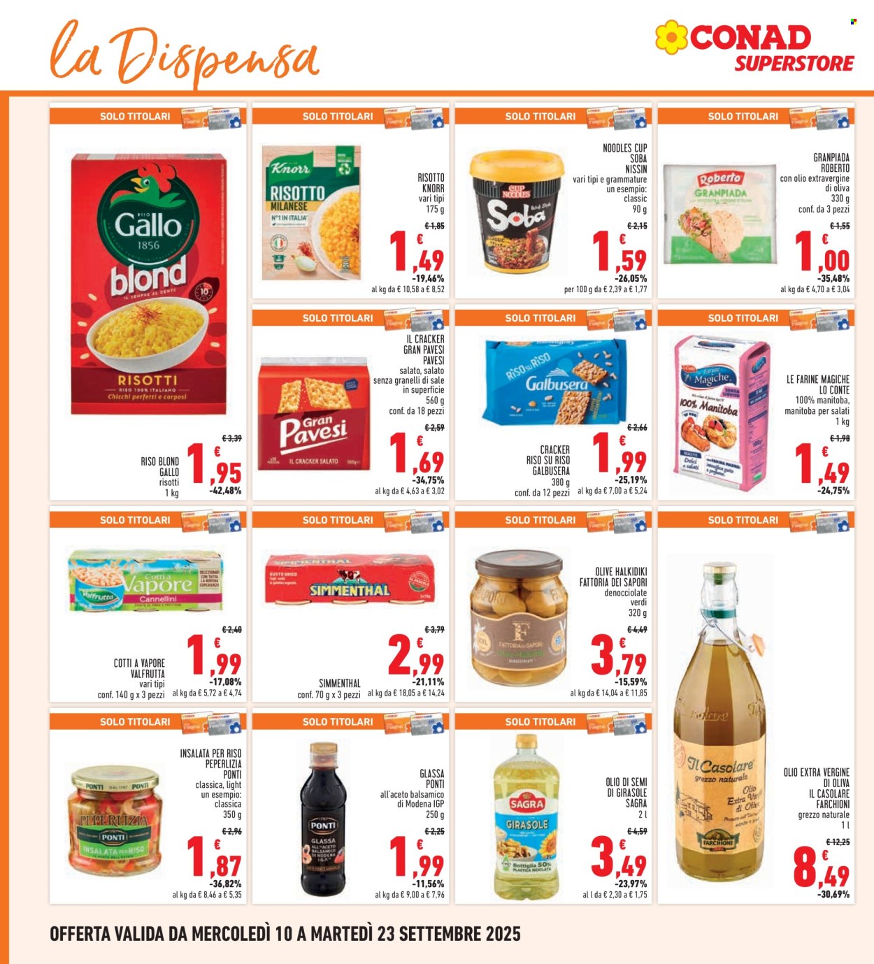 Volantino Conad - 10/9/2025 - 23/9/2025. Pagina 20