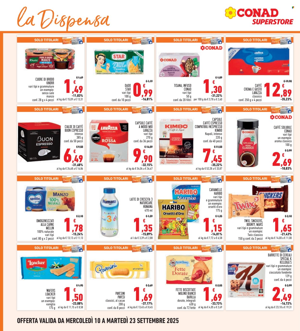 Volantino Conad - 10/9/2025 - 23/9/2025. Pagina 22
