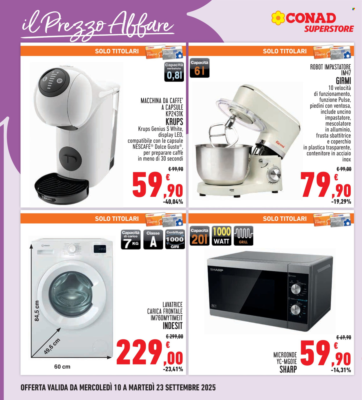 Volantino Conad - 10/9/2025 - 23/9/2025. Pagina 34