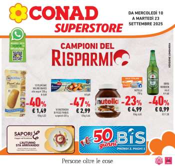 Volantino Conad Superstore - 10/9/2025 - 23/9/2025.