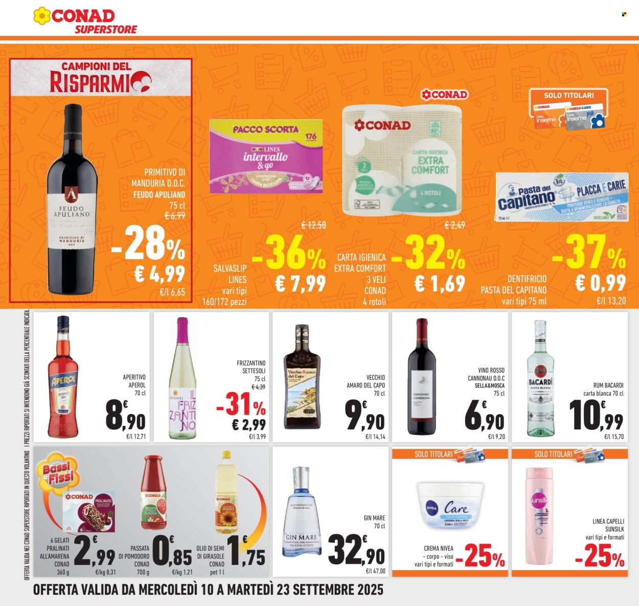 Volantino Conad Superstore - 10/9/2025 - 23/9/2025. Pagina 34