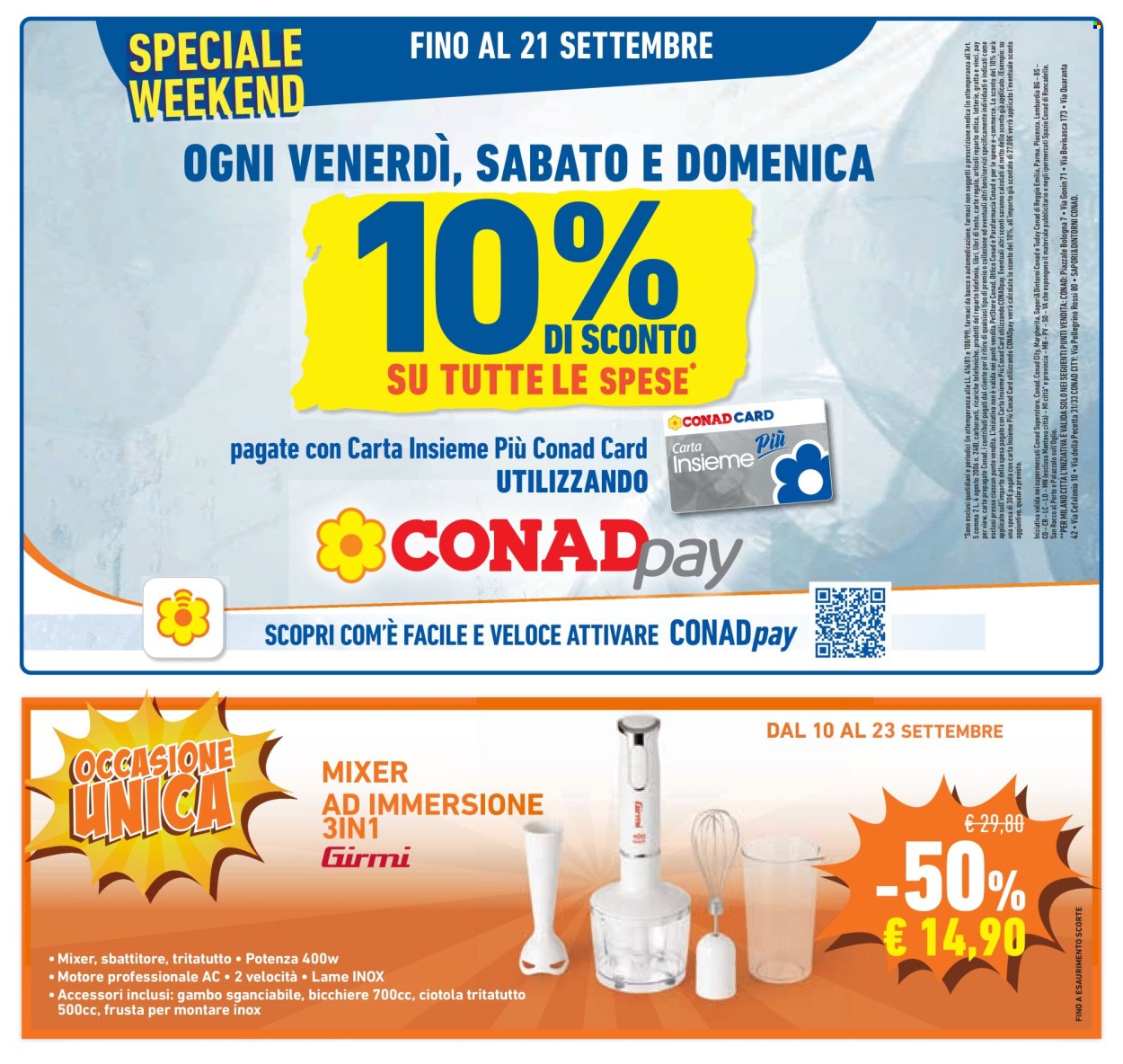 Volantino Conad Superstore - 10/9/2025 - 23/9/2025. Pagina 34