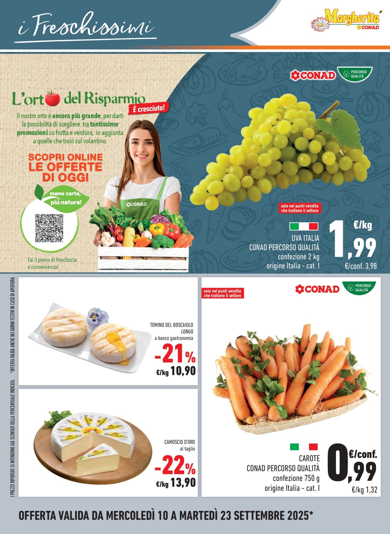 Volantino Margherita Conad - 10/9/2025 - 23/9/2025. Pagina 16