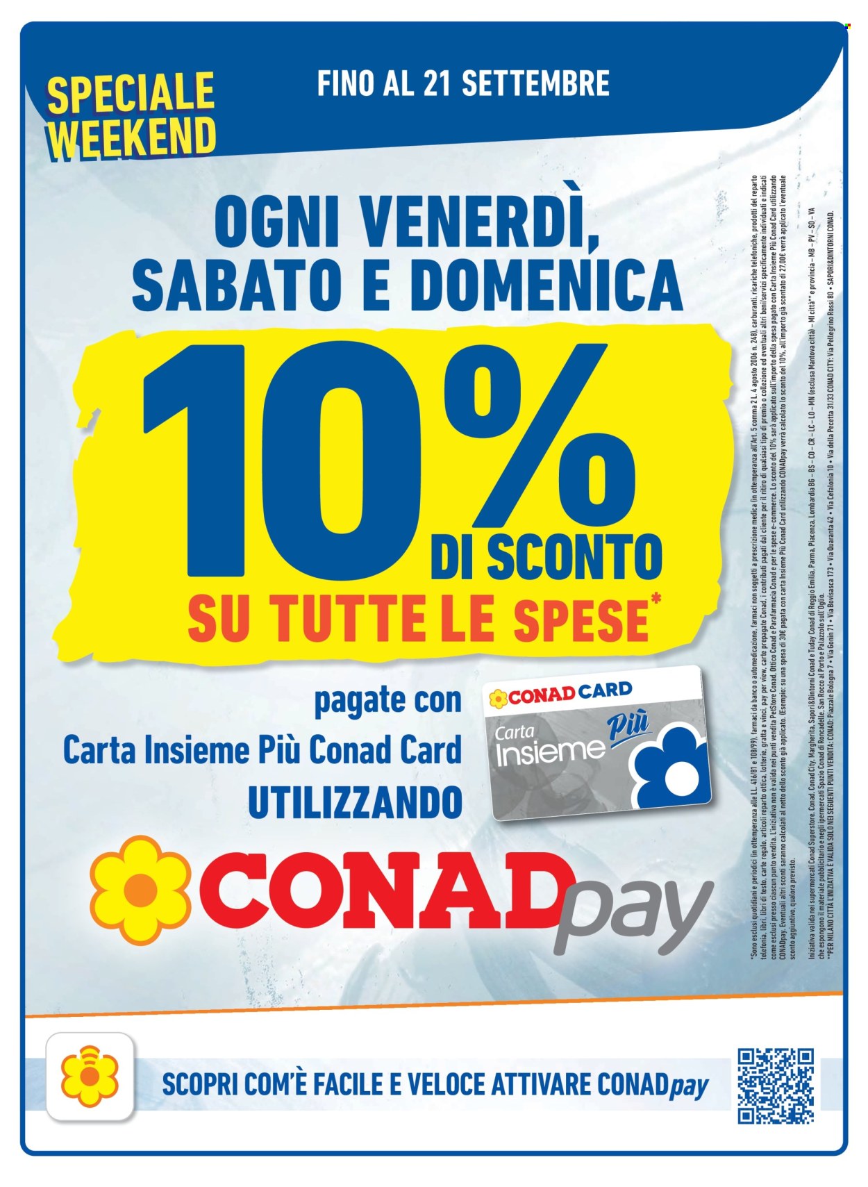 Volantino Margherita Conad - 10/9/2025 - 23/9/2025. Pagina 18