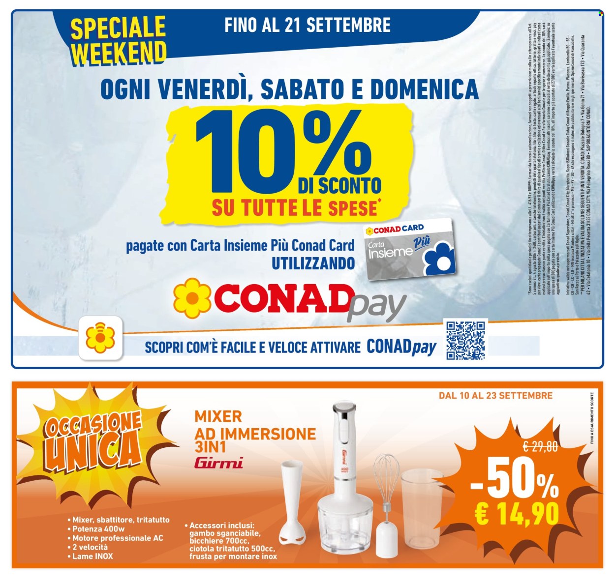 Volantino Conad - 10/9/2025 - 23/9/2025. Pagina 30