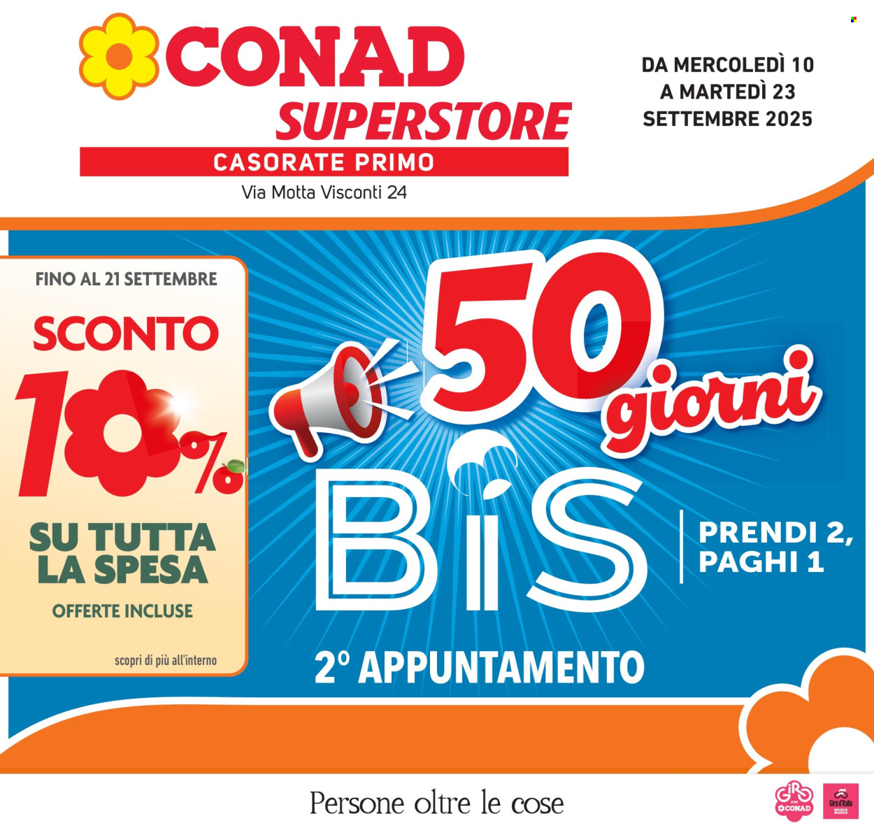 Volantino Conad Superstore - 10/9/2025 - 23/9/2025. Pagina 1