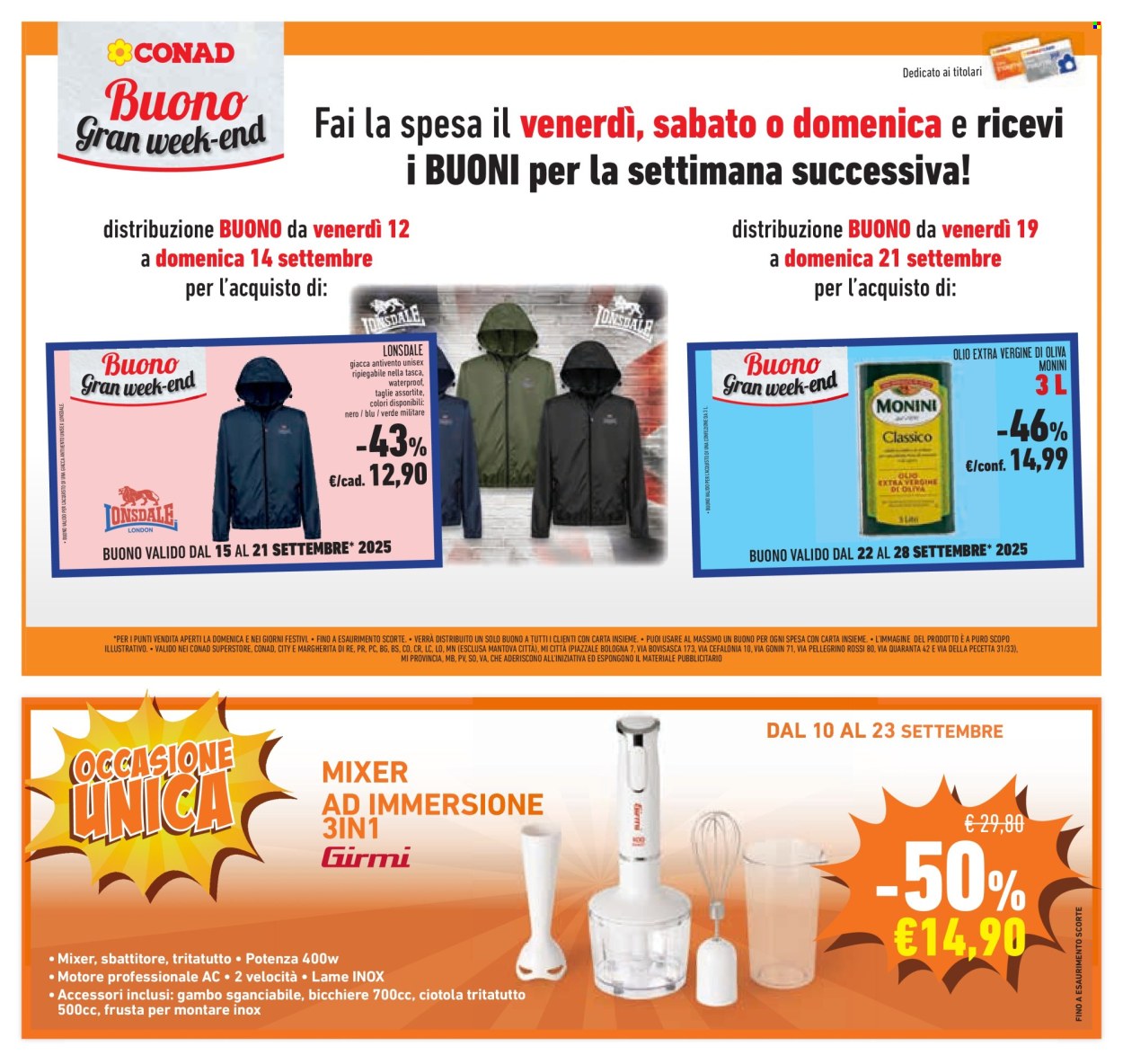 Volantino Conad Superstore - 10/9/2025 - 23/9/2025. Pagina 23