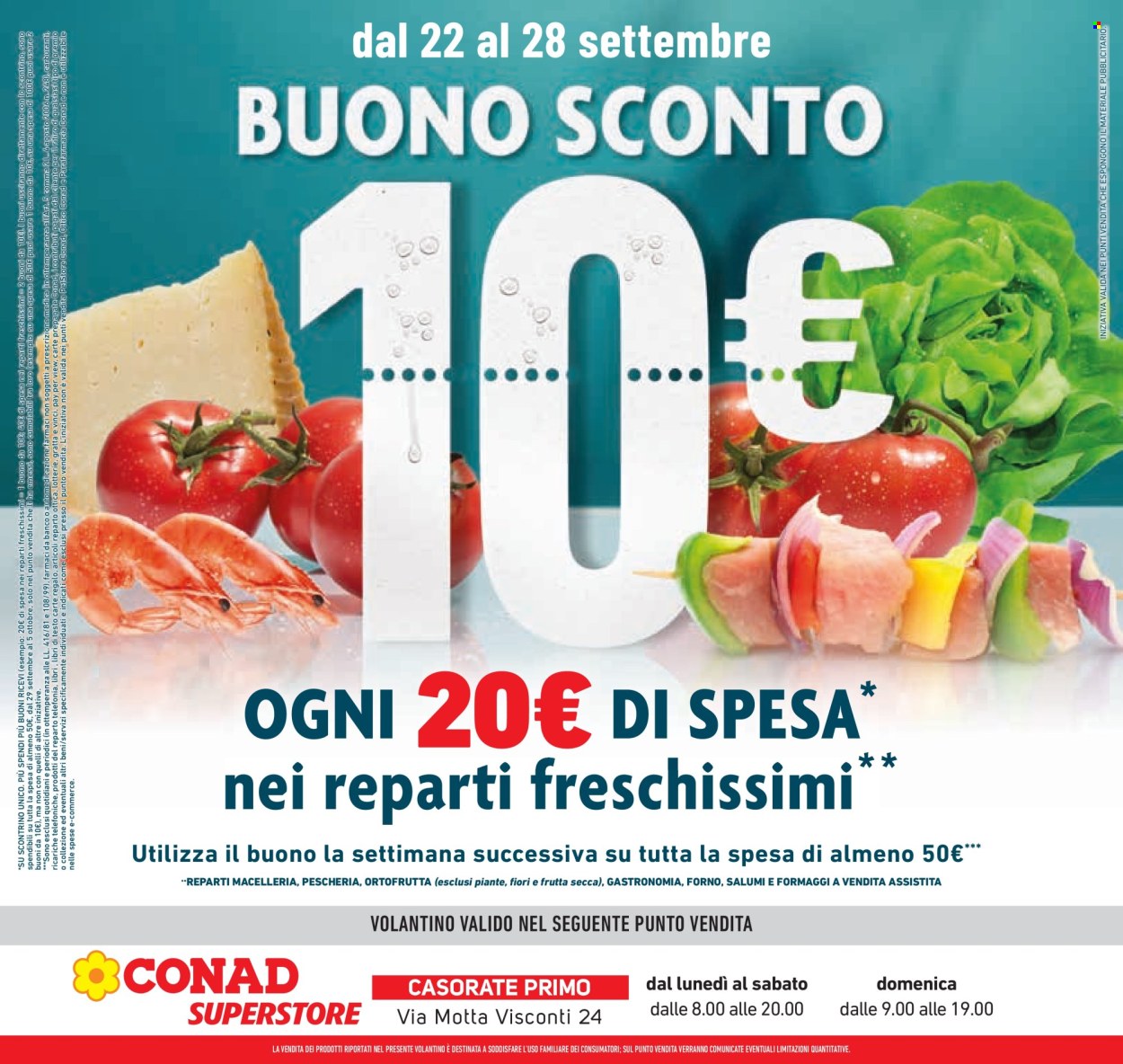 Volantino Conad Superstore - 10/9/2025 - 23/9/2025. Pagina 50