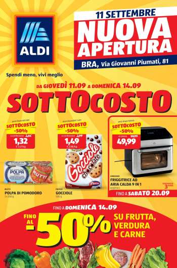 Volantino Aldi - 11/9/2025 - 14/9/2025.