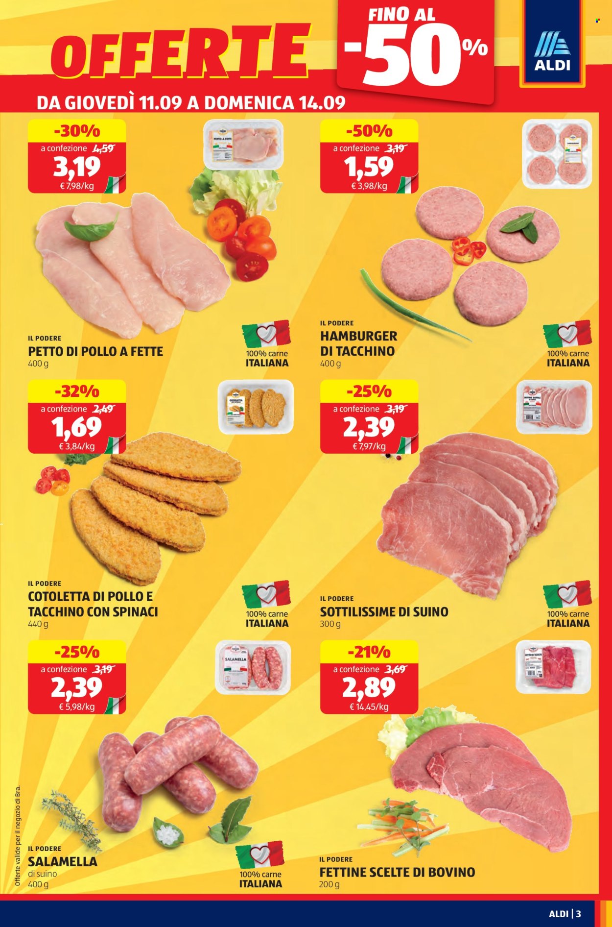 Volantino Aldi - 11/9/2025 - 14/9/2025. Pagina 3