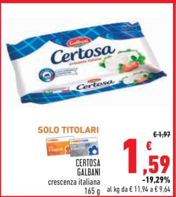CERTOSA GALBANI
