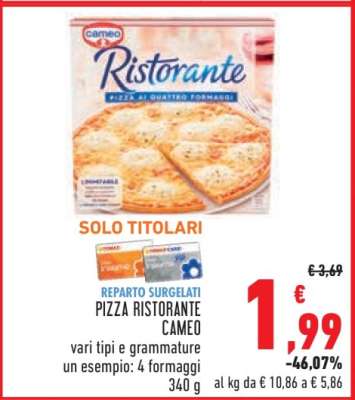 PIZZA RISTORANTE CAMEO