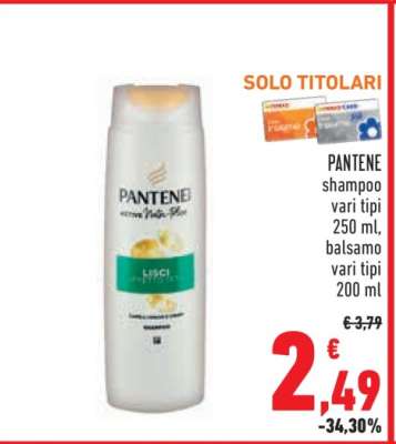 Pantene Shampoo/Balsamo