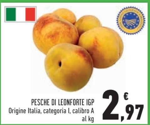 PESCHE DI LEONFORTE IGP